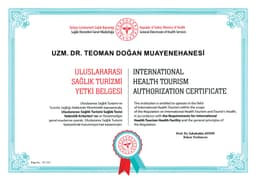 Health Tourism Authorization Certificate